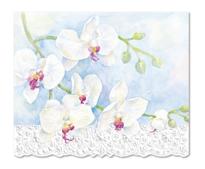 White Orchid Boxed Notecards