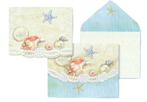 ForArtSake - Sea Shells Boxed Notecards