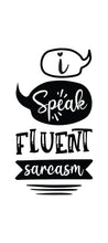 Load image into Gallery viewer, Scrunchy Face Towel - Fluent Sarcasm
