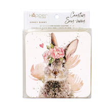 Load image into Gallery viewer, Hopper Studios Coaster Set - Honey Bunny
