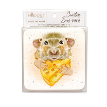 Load image into Gallery viewer, Hopper Studios Coaster Set - Millie the Mouse
