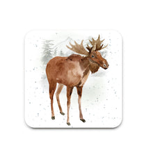 Load image into Gallery viewer, Hopper Studios Coaster Set - Maurice the Moose
