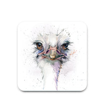 Load image into Gallery viewer, Hopper Studios Coaster Set - Octavia the Ostrich
