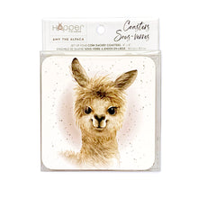 Load image into Gallery viewer, Hopper Studios Coaster Set - Amy the Alpaca
