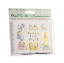 Load image into Gallery viewer, ForArtSake - Baby Booties Thank You Card Set

