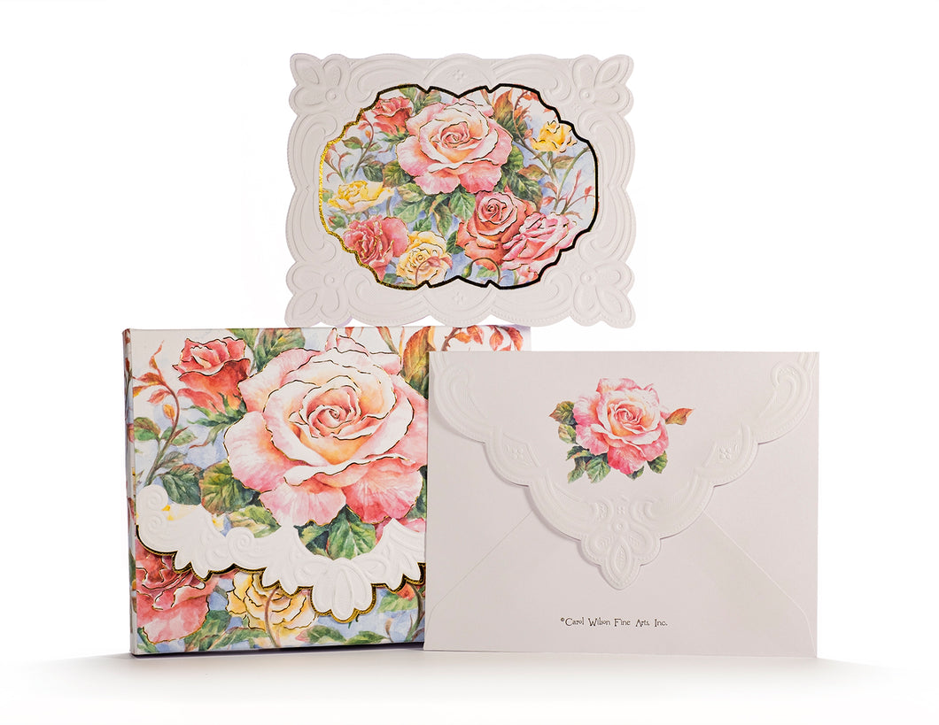 Roses in Bloom Boxed Notecards