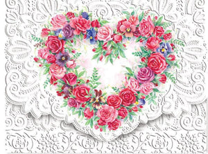 ForArtSake - Cartes en boite cœur de roses