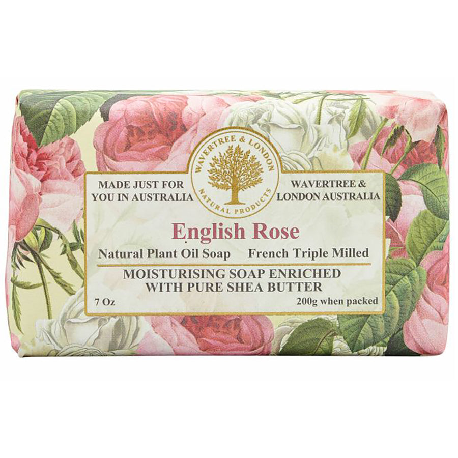 English Rose Natural Bar Soap